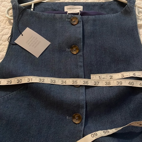 Denim Agathe Vest Top NWT by Lovers and Friends sz s - Picture 10 of 10